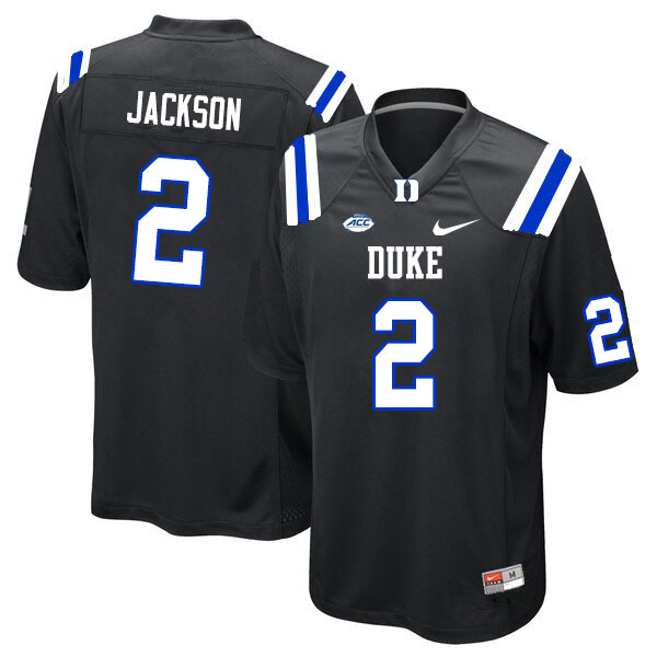 Duke Blue Devils #2 Javon Jackson College Football Jerseys Sale-Black